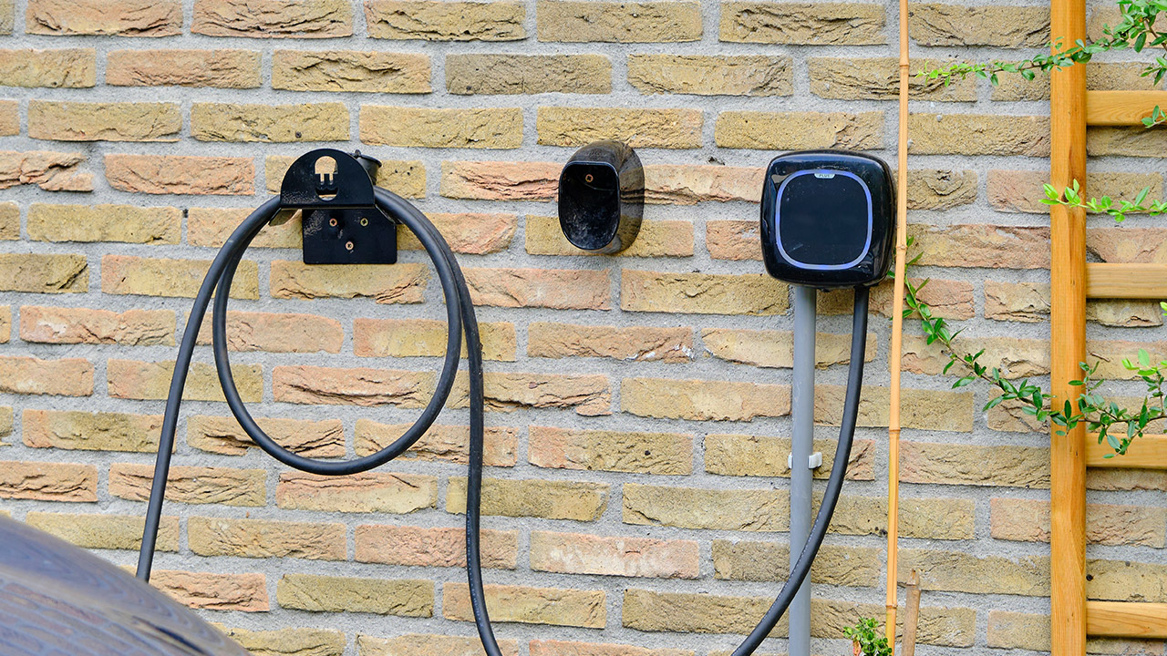 EV charger in a real home