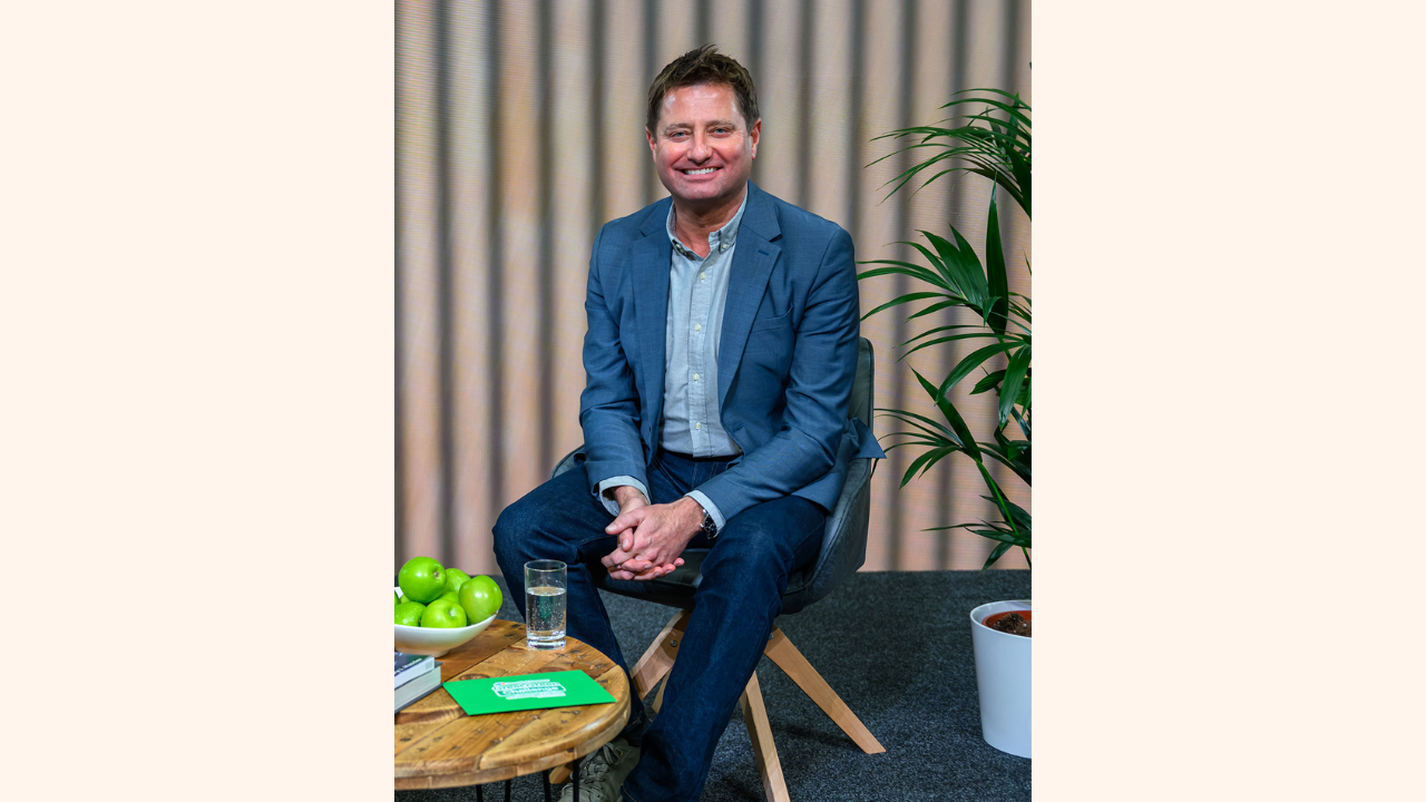 George Clarke in ScottishPower auditorium