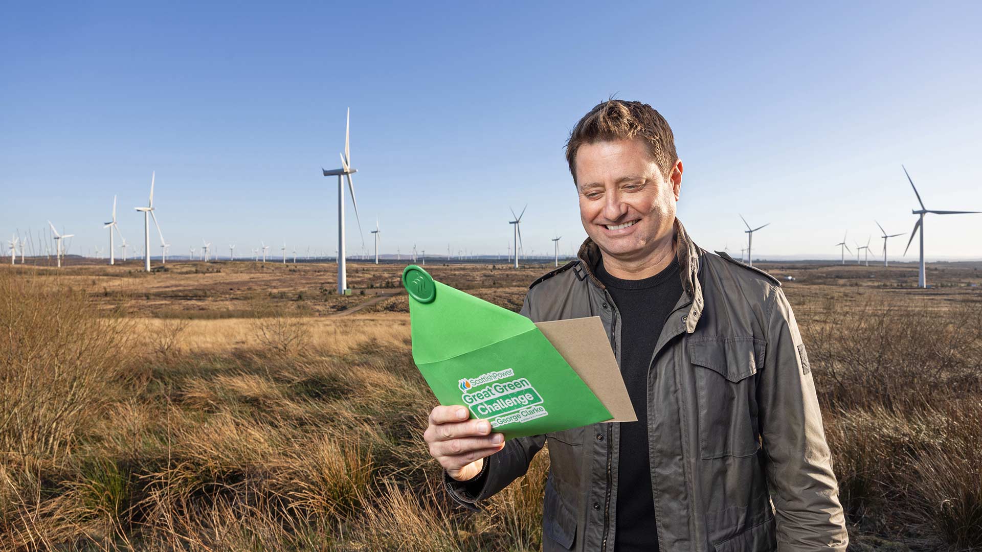 George Clarke opens challenge envelope