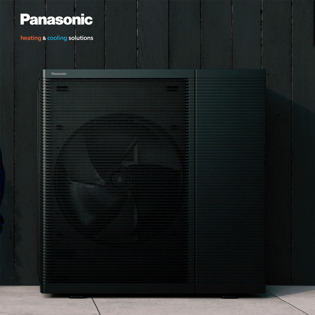 Panasonic Heat Pump and Panasonic Logo