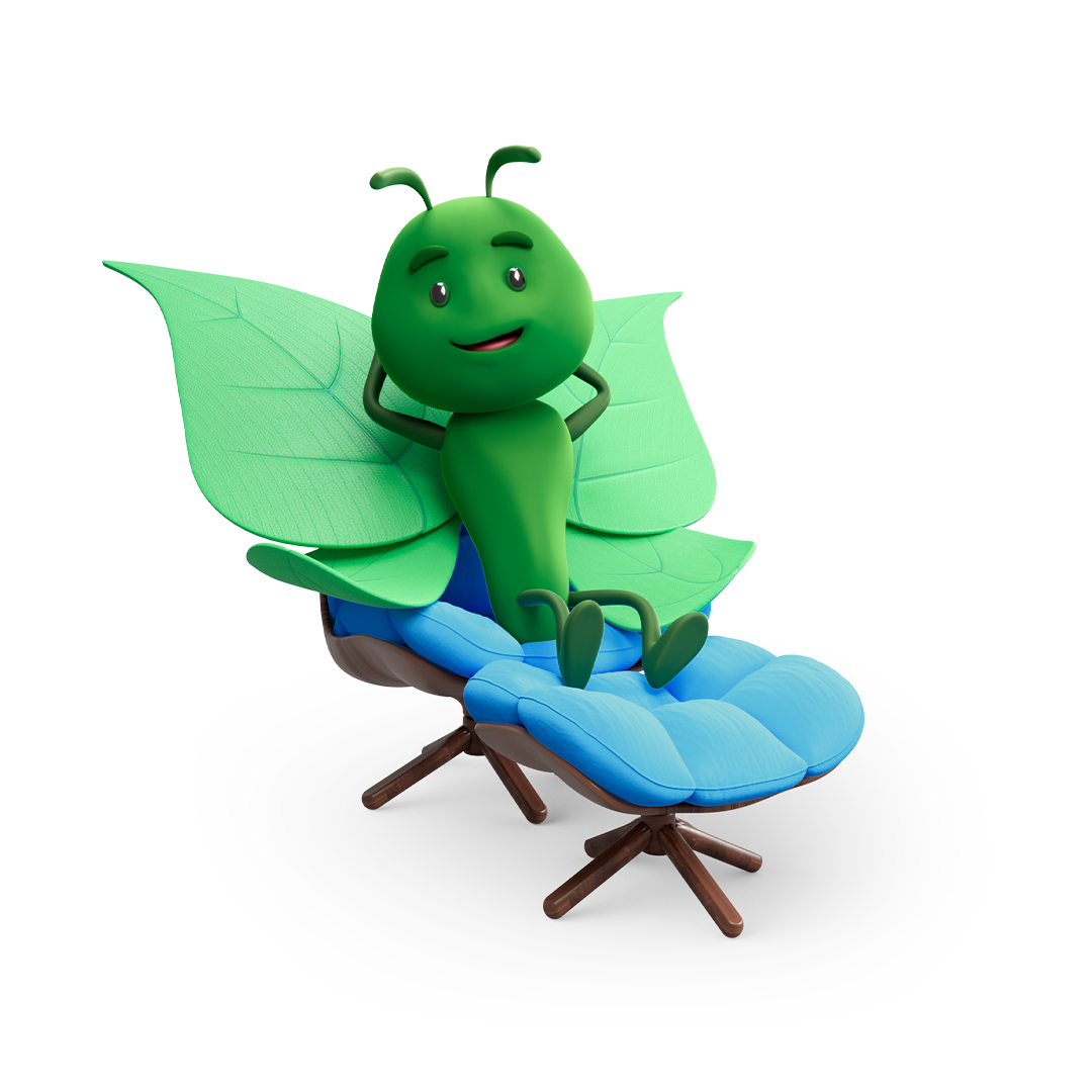 Image of Bruce relaxing on a sun lounger