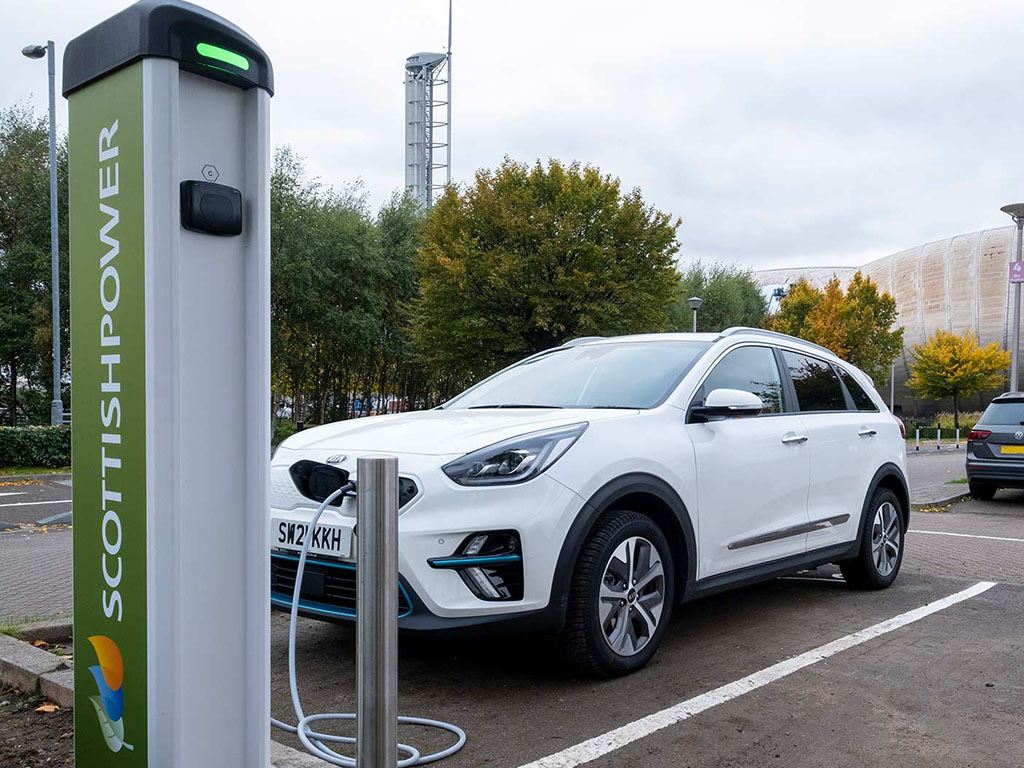 Car charging at Science Centre