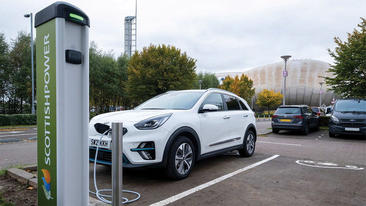 Car charging at Science Centre