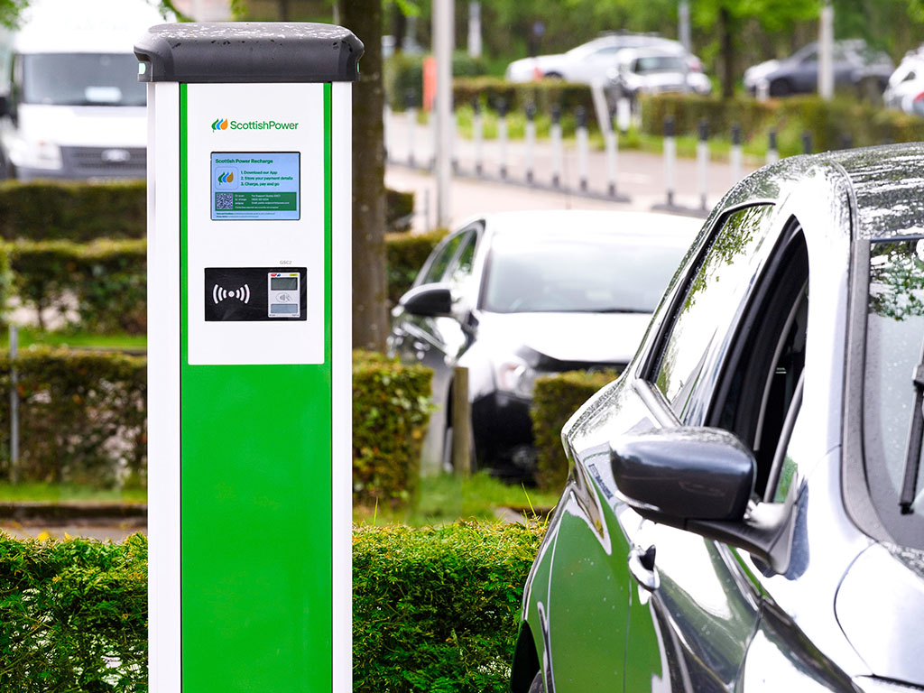 Car using public charging