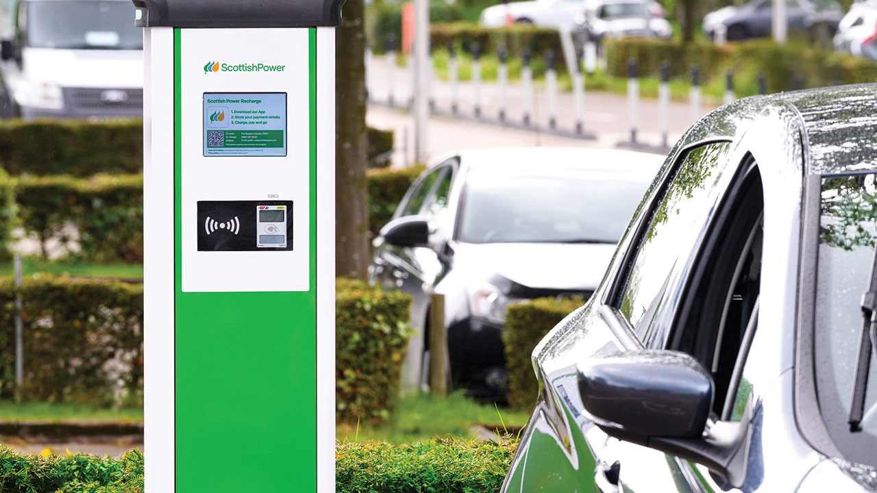 Car using public charging