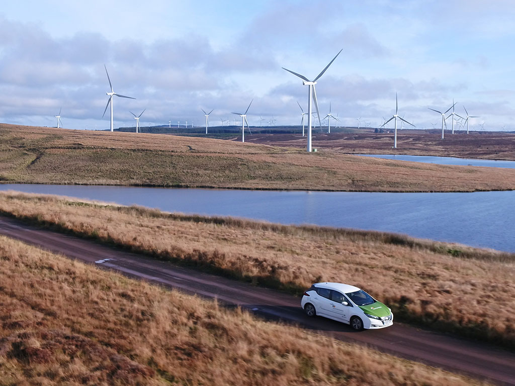 EV at Whitelee