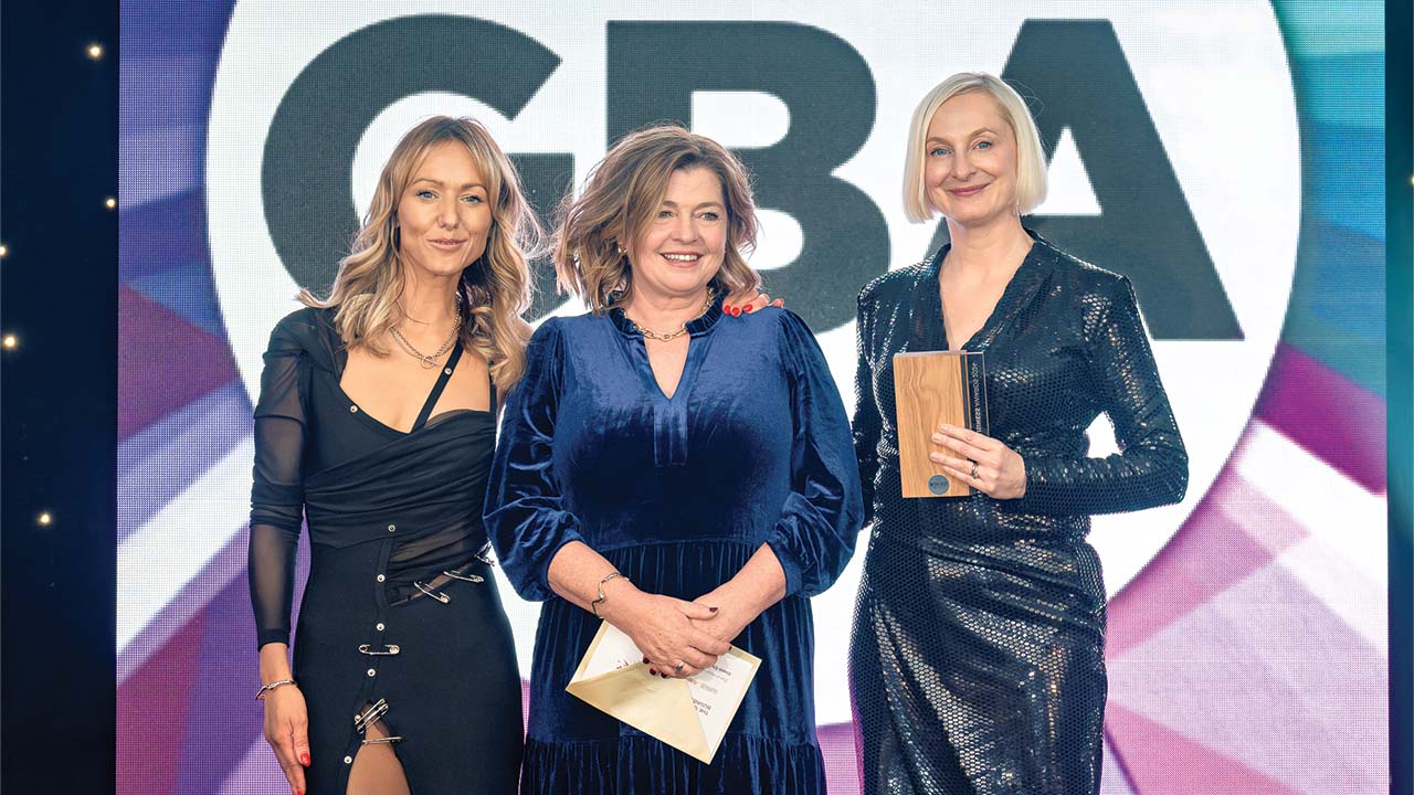 Award winners on stage at the Glasgow Chamber Awards 2024, recognising outstanding achievements by businesses across Glasgow.