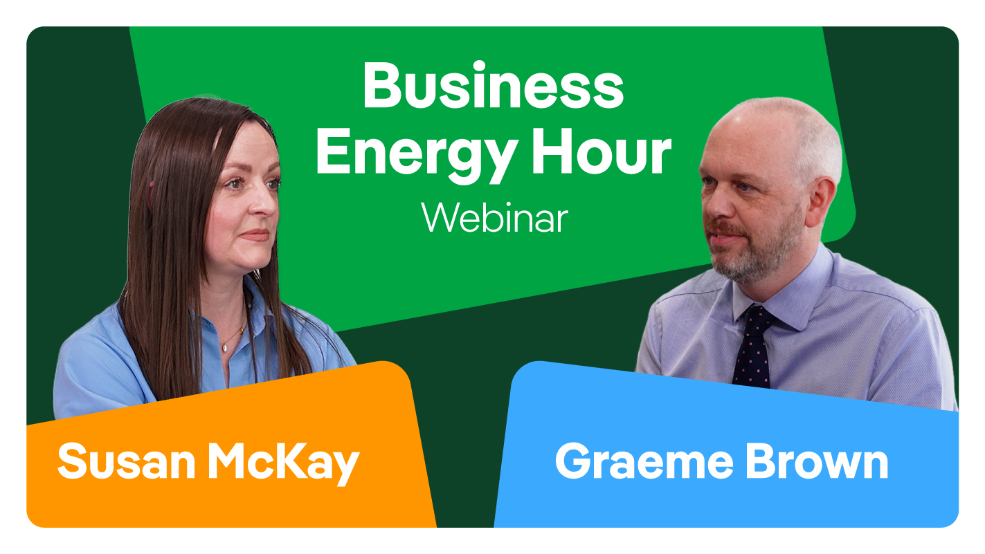 Smart Meter Webinar image of a woman and a man talking