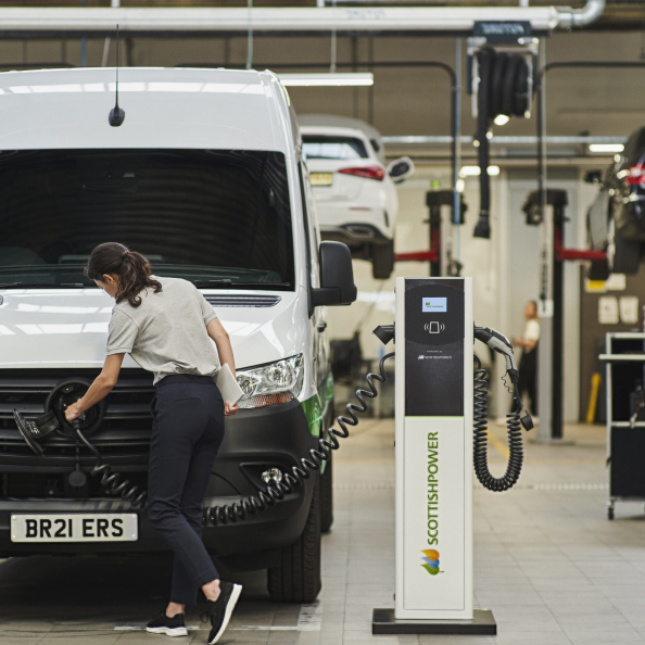 business-van-using-ev-charger