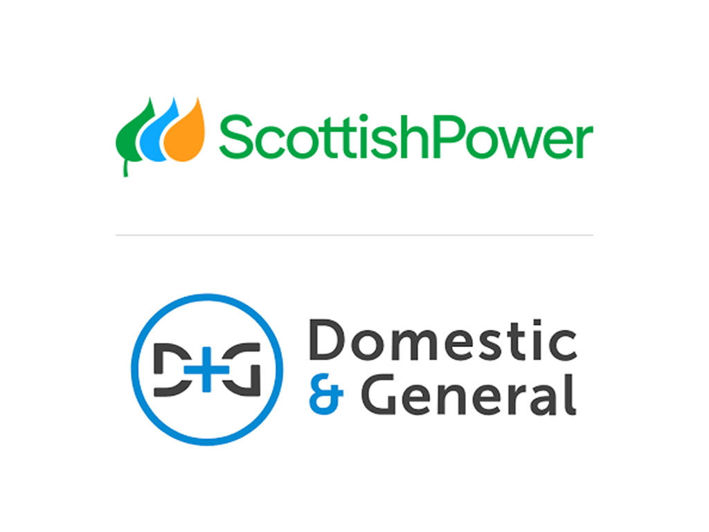 ScottishPower and Domestic & General logos representing the home services partnership