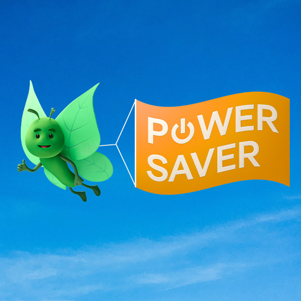 bruce and powersaver logo