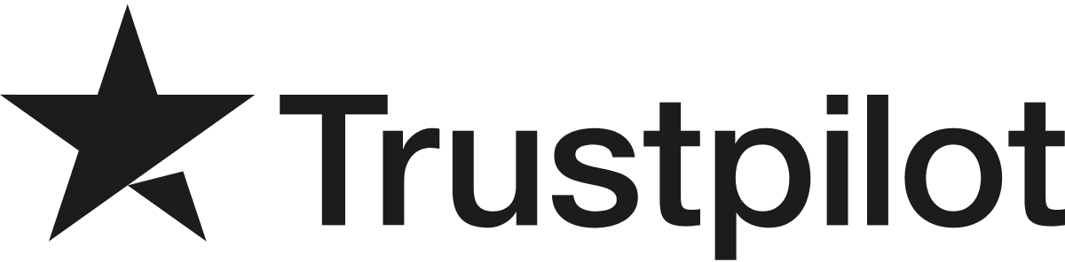 Trustpilot logo, monochrome black variant